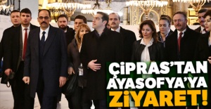 Yunanistan Başbakanı Çipras'tan Ayasofya'ya ziyaret