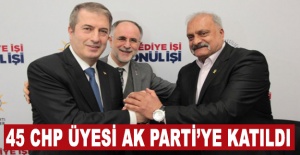 45 CHP üyesi AK Parti’ye katıldı