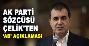 AK Parti Sözcüsü Çelik'ten AB açıklaması