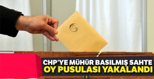 Ardahan'da CHP'ye verilmiş sahte oy pusulası ele geçirildi