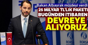 Bakan Albayrak 25 milyar TL'lik yeni paketi açıkladı