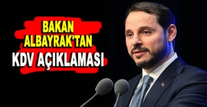 Bakan Albayrak'tan KDV açıklaması