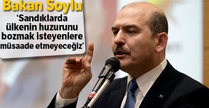 Bakan Soylu'dan sandık açıklaması