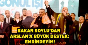 Bakan Soylu’dan Arslan’a büyük destek