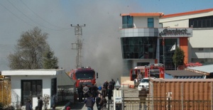 Başkent’te fabrika yangını