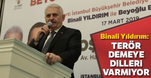 Binali Yıldırım: Terör demeye dilleri varmıyor