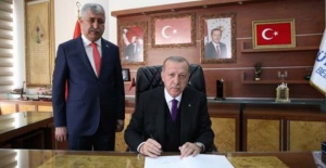 Cumhurbaşkanı Erdoğan'dan Belediye Başkanlığına ziyaret