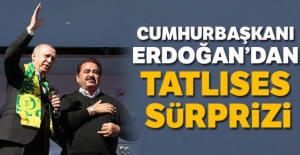 Cumhurbaşkanı Erdoğan'dan Tatlıses sürprizi
