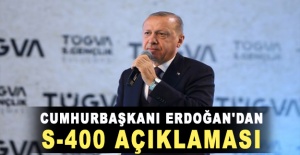 Cumhurbaşkanı Erdoğan'dan S-400 açıklaması