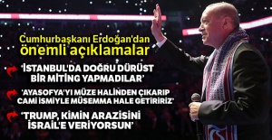Cumhurbaşkanı Erdoğan'dan flaş Ayasofya açıklaması!