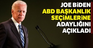 Joe Biden, ABD başkanlık seçimlerine adaylığını açıkladı