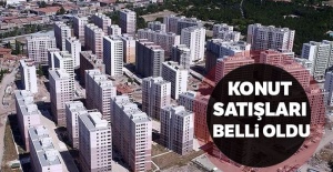 Konut satışları belli oldu