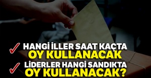Liderler hangi sandıkta oy kullanacak?