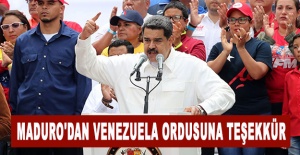 Maduro'dan Venezuela ordusuna teşekkür