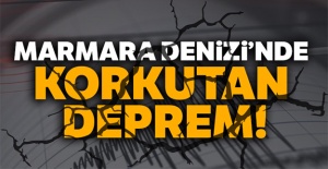 Marmara denizi'nde korkutan deprem!