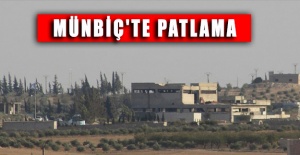 Münbiç'te patlama