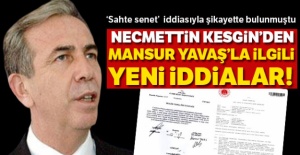 Necmettin Kesgin'den Mansur Yavaş'la ilgili yeni iddialar