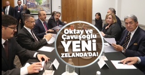 Oktay ve Çavuşoğlu, Yeni Zelanda da