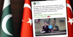 Pakistan iktidar partisinden Türkçe teşekkür