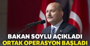 Bakan Soylu açıkladı: Ortak operasyon başladı