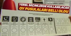 Yerel seçimlerde kullanılacak oy pusulaları belli oldu