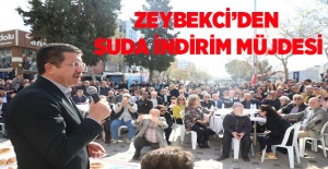Zeybekci’den suda indirim müjdesi