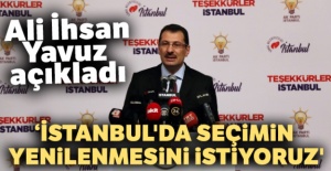 AK Parti Genel Başkan Yardımcısı Ali İhsan Yavuz'dan seçim açıklaması!