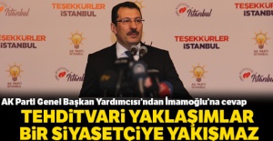 AK Parti Genel Başkan Yardımcısı'dan İmamoğlu'na cevap