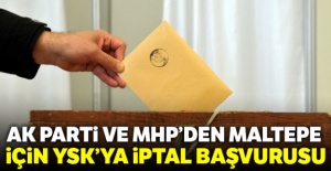 AK Parti ve MHP'den YSK'ya iptal başvurusu