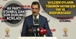 AK Parti, İstanbul'daki son durumu paylaştı
