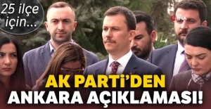 Ankara'da seçim sonuçlarına itirazla ilgili AK Parti'den açıklama