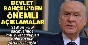 Bahçeli'den önemli açıklamalar!