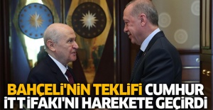 Bahçeli'nin teklifi harekete geçirdi!