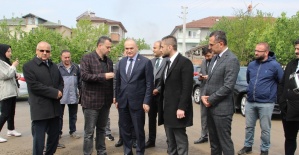 Başkan Özlü sahaya indi