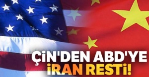 Çin'den ABD'ye İran resti