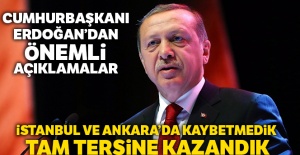 Cumhurbaşkanı Erdoğan'dan önemli açıklamalar