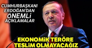 Cumhurbaşkanı Erdoğan'dan önemli açıklamalar