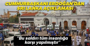 Cumhurbaşkanı Erdoğan, Sri Lanka'daki terör saldırılarını kınadı