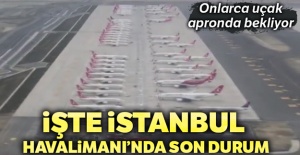 İstanbul Havalimanı'ndaki son durum havadan görüntülendi