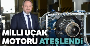 Millî uçak motoru ateşlendi!