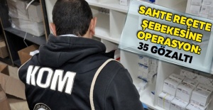 Sahte reçete şebekesine operasyon
