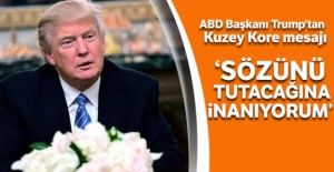 ABD Başkanı Trump'tan Kuzey Kore mesajı