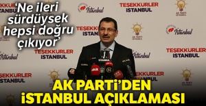 AK Parti'den İstanbul açıklaması