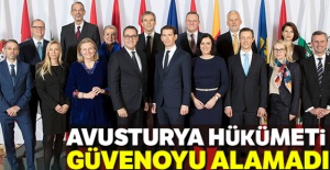 Avusturya hükumeti güvenoyu alamadı