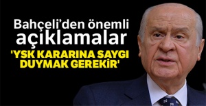 Bahçeli'den önemli açıklamalar!