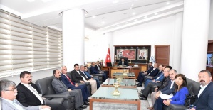 Başkan Gürkan, CHP Heyetini kabul etti