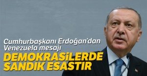 Cumhurbaşkanı Erdoğan'dan Venezuela açıklaması