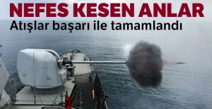 Deniz Kurdu-2019'da hava savunması atışları başarı ile tamamlandı