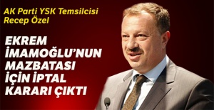 Ekrem İmamoğlu'nun mazbatası iptal edildi