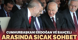 Erdoğan ve Bahçeli arasında sıcak sohbet